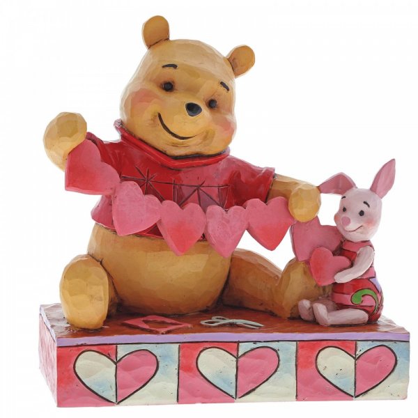 Disney Traditions Handmade Valentines (Pooh and Piglet Figurine)