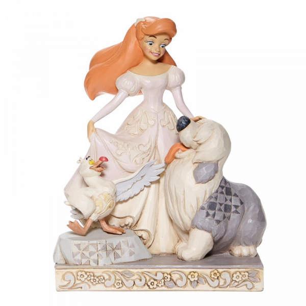 Disney Traditions Spirited Siren -White Woodland Ariel Figurine - 6008066