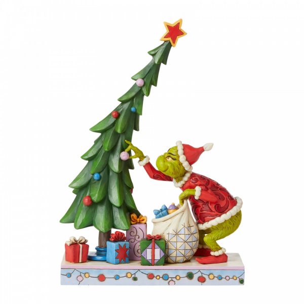 Grinch Undecorating Tree Figurine - The Grinch by Jim Shore