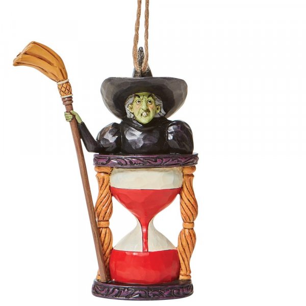 Jim Shore Wizard Of Oz Wicked Witch with Hourglass Hanging Ornament - 6008314
