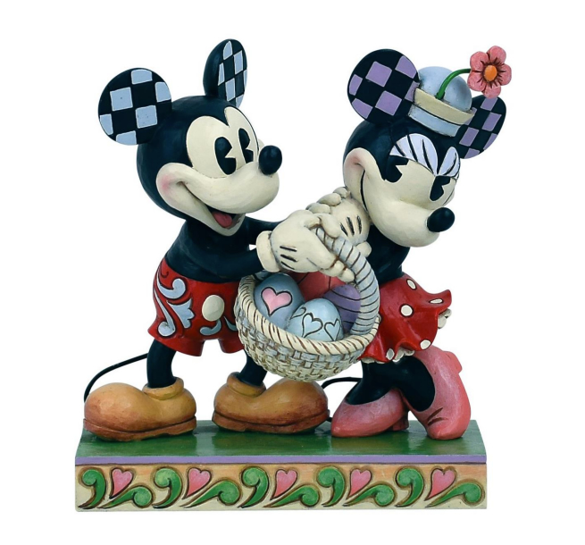 Jim Shore Disney Traditions Springtime Sweethearts (Mickey & Minnie Easter)