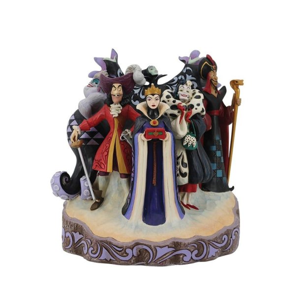 Jim Shore Disney Traditions Villains Carved By Heart