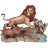 Precious Moments Disney The Lion King, Friendship Means No Worries, Bisque Porcelain Figurine - 141705