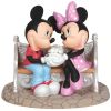 Precious Moments Disney Mickey Mouse and Minnie Mouse Every Day Is Sweeter With You, Bisque Porcelain Figurine - 142715