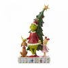 Jim Shore Grinch, Max and Cindy Decorating Tree Figurine - 6006567