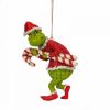 Jim Shore Grinch Stealing Candy Canes Hanging Ornament
