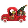 Jim Shore The Grinch in Red Truck Figurine