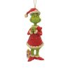 Jim Shore Grinch with Blinking Heart Hanging Ornament