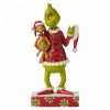 Jim Shore Grinch with Max Under His Arm Figurine