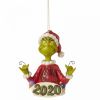 Jim Shore Grinch Holding String of Ornaments Hanging Ornament - 6006573