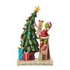 Jim Shore The Grinch and Cindy Lou Decorating the Tree Figurine