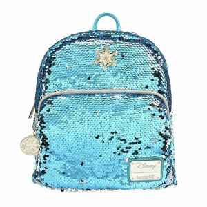 Loungefly Disney Frozen Elsa Reversible Sequin Mini Backpack - WDBK0935 