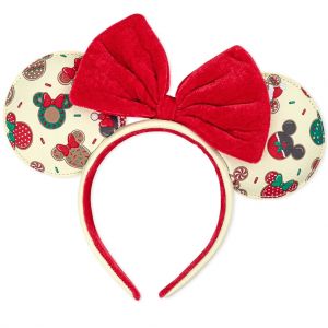 Loungefly Disney Christmas Mickey and Minnie Cookie Ears - WDHB0080