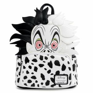 Loungefly Disney 101 Dalmatians Cruella de Vil Spots Cosplay Mini Backpack