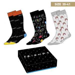 Pack of 3 Friends Socks - Size 4-7 - 2200007122