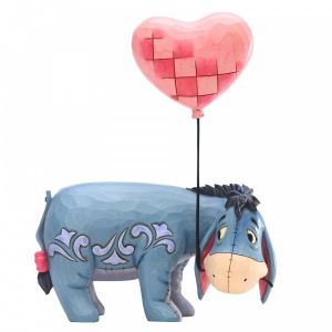 Jim Shore Disney Traditions Eeyore with a Heart Balloon Figurine