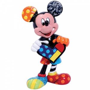 Britto Disney Mickey Mouse with Heart Mini Figurine