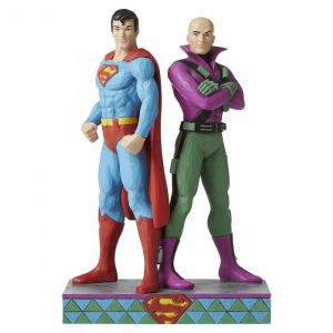 Jim Shore DC Comics Superman and Lex Luthor Figurine