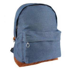 Plain Denim Backpack - 2100002921