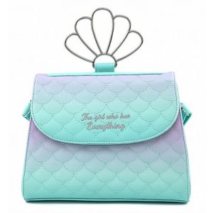 Loungefly X Disney: Little Mermaid Ombre Shell Handle Crossbody Bag
