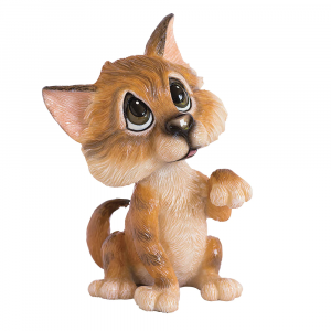 Little Paws Amber Tabby Cat Figurine