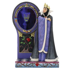 Jim Shore Disney Traditions Who’s the Fairest One of All  (Evil Queen with Mirror Figurine)