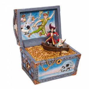 Disney Traditions Treasure strewn Tableau - Peter Pan Flying Scene Figurine