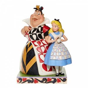 Disney Traditions Chaos and Curiousity - Alice and the Queen of Hearts Figurine