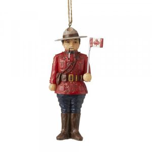 Jim Shore Heartwood Creek Canadian Nutcracker Hanging Ornament