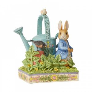 Jim Shore Beatrix Potter Caught in Mr. McGregor’s Garden (Peter Rabbit Figurine) - 6008744
