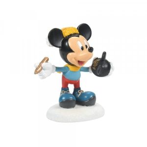 D56 Minnie's Arabesque Figurine and D56 Mickey's Finishing Touches Figurine