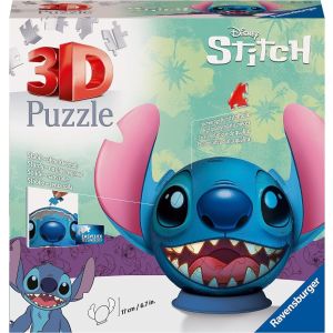 Stitch with Ears 72 Piece 3D Puzzle Ball