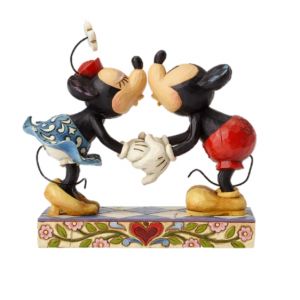 Jim Shore Disney Traditions  Smooch for My Sweetie  (Mickey & Minnie Figurine)