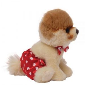Gund World's Cutest Dog Boo Wearing Bowtie And Boxers