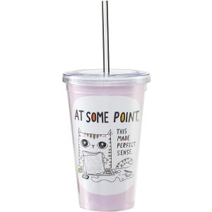 Enesco Cats @ Work At Some Point This Made Perfect Sense Drinking Cup - 4048929