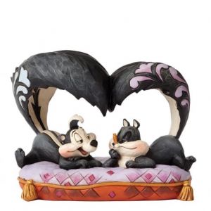 Jim Shore Looney Tunes Hello, Cherie (Pepe Le Pew and Penelope)