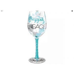 Lolita Happily Engaged Wine Glass - 4056855
