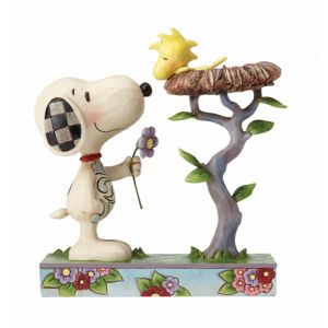 Jim Shore Peanuts Snoopy & Woodstock in Nest Figurine