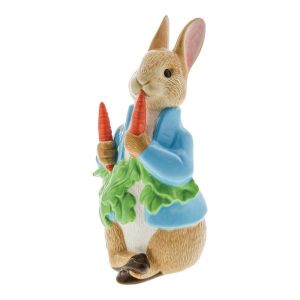 Beatrix Potter Peter Rabbit with Radishes Porcelain Figurine - Limited Editon