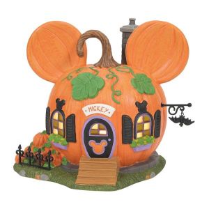 D56 Disney Mickey's Pumpkintown House