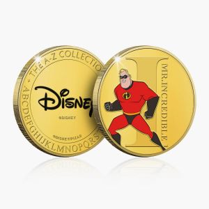 I Is For Incredible Gold-Plated Full Colour Commemorative Coin