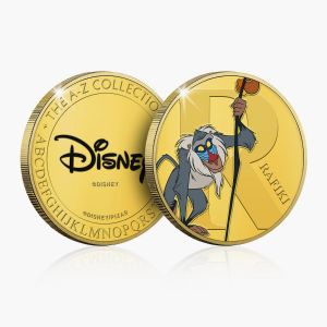 R Is For Rafiki Gold-Plated Full Colour Commemorative Coin