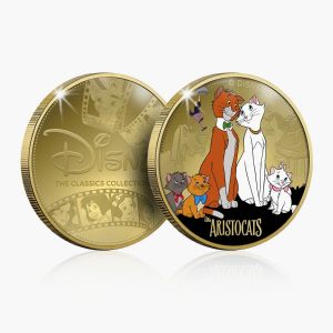 Aristocats Gold-Plated Commemorative Coin