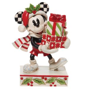 Jim Shore Disney Traditions Christmas Mickey Mouse with Presents