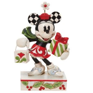 Jim Shore Disney Traditions Christmas Minnie Mouse with Presents