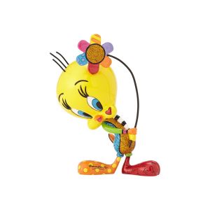 Britto Looney Tunes Tweety with Flower Figurine