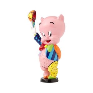 Britto Looney Tunes Porky Pig with Baseball Cap Figurine