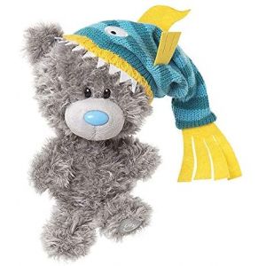 9" Me To You My Dinky Bear Fishing Hat Teddy with Magnetic Paws - AP9F7003