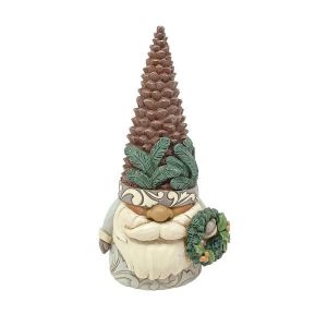 Jim Shore Heartwood Creek Gnome with Pinecone Hat Figurine