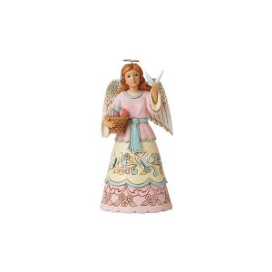 Jim Shore Heartwood Creek Easter Angel with Butterfly Figurine